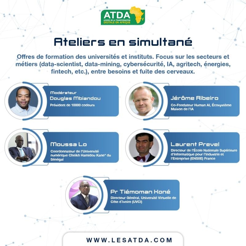 ATDA Madagascar 20 mai 2023 : Atelier Offres de formation des universités et instituts. Focus sur les secteurs et métiers : entre besoins et fuite des cerveaux