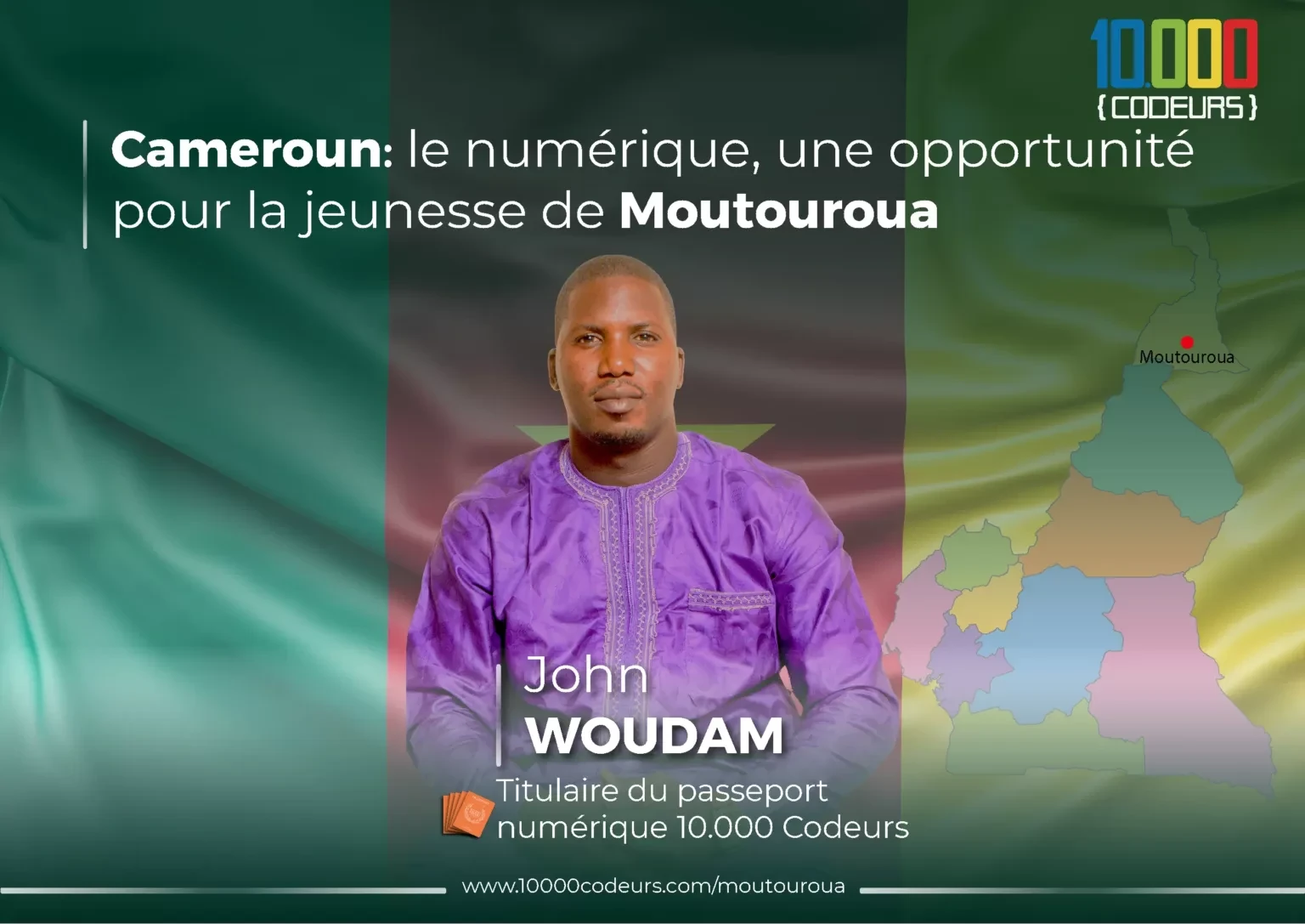 Cameroun : accompagner la jeunesse de Moutouroua vers les métiers du numérique et l’entrepreneuriat