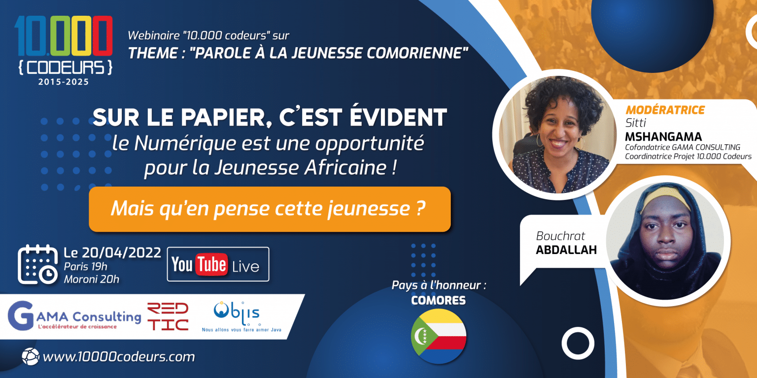 Numérique : parole à la Jeunesse Comorienne!