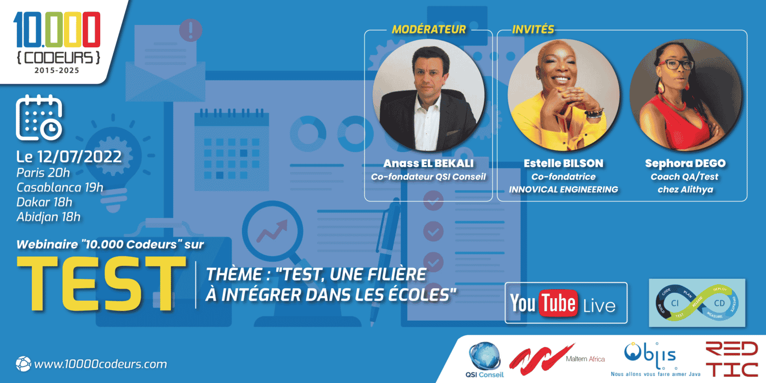 Test, une filière à intégrer dans les écoles