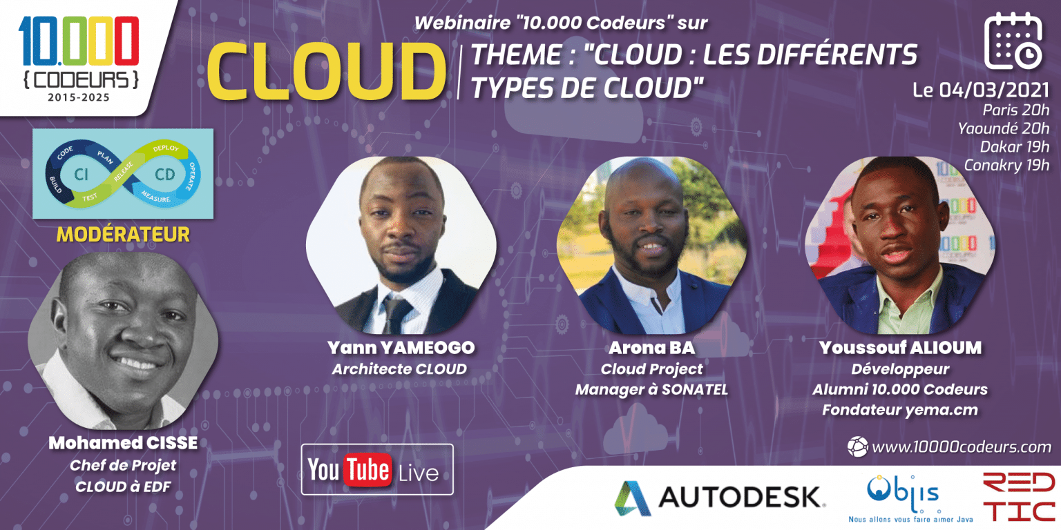 Les différents types de Cloud expliqués à la jeunesse Africaine