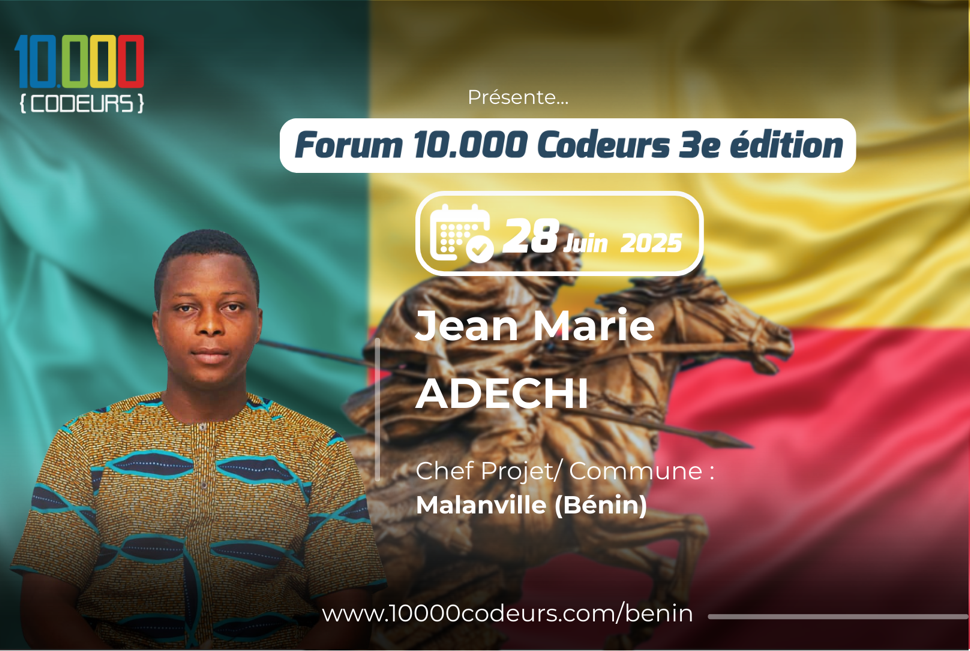 Bénin : forum « 10.000 Codeurs » à Malanville