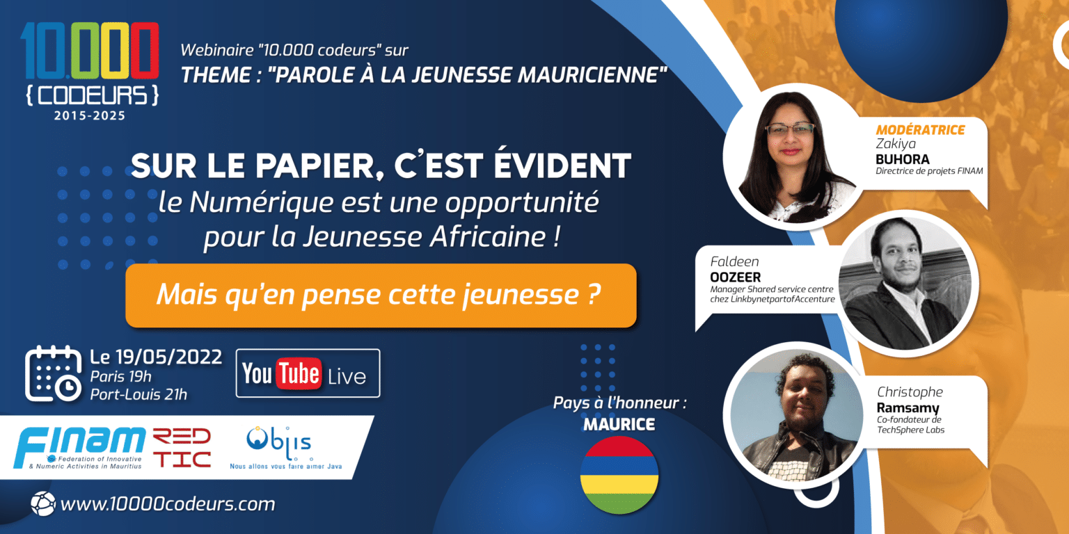 Numérique : parole à la Jeunesse Mauricienne!