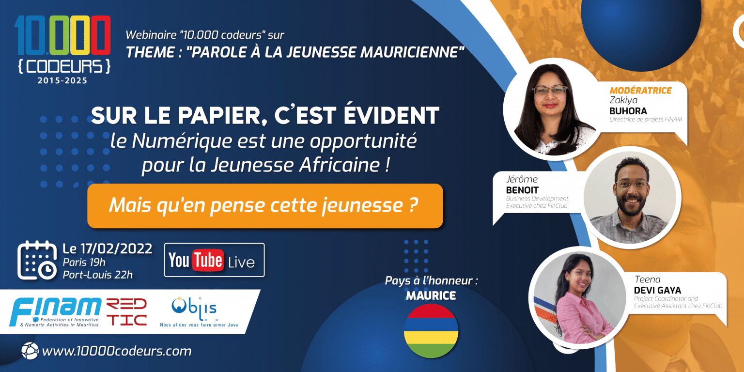 Numérique : parole à la Jeunesse Mauricienne!