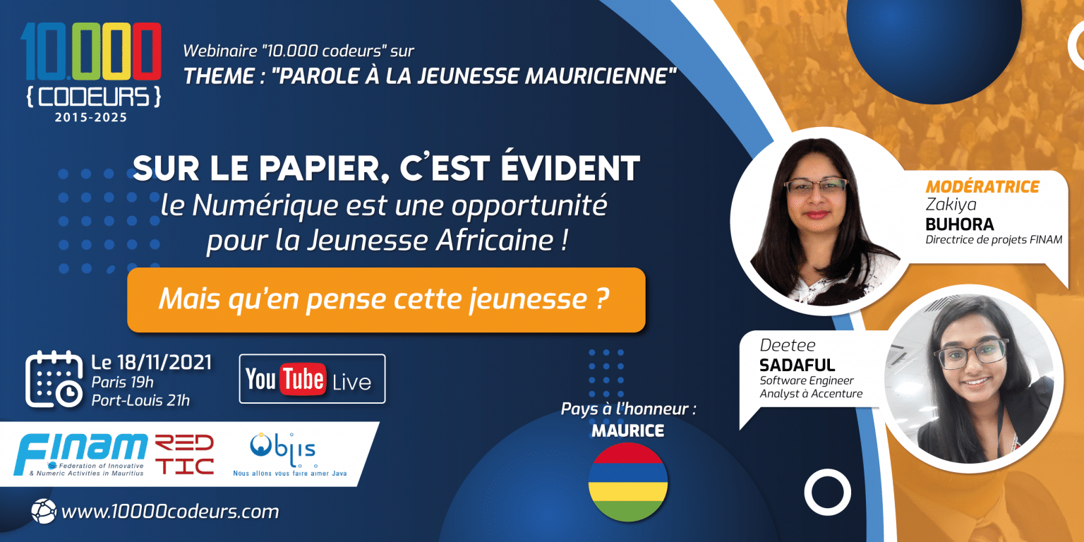 Numérique : parole à la Jeunesse Mauricienne!