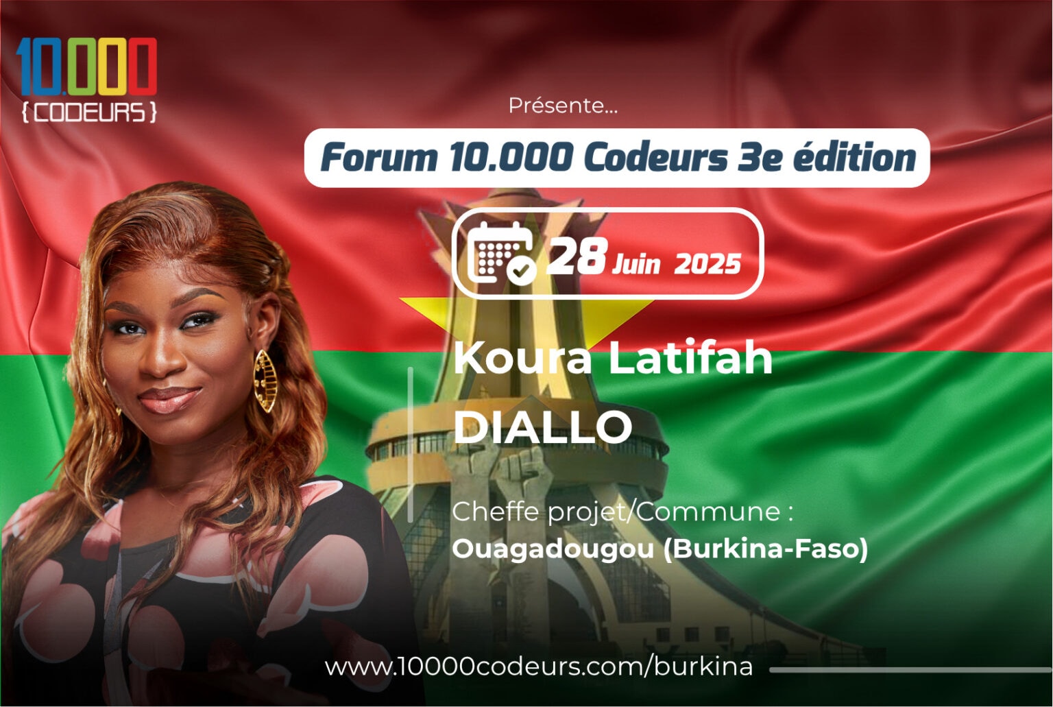 Burkina-Faso : forum « 10.000 Codeurs » 28/06/2025 à Ouagadougou