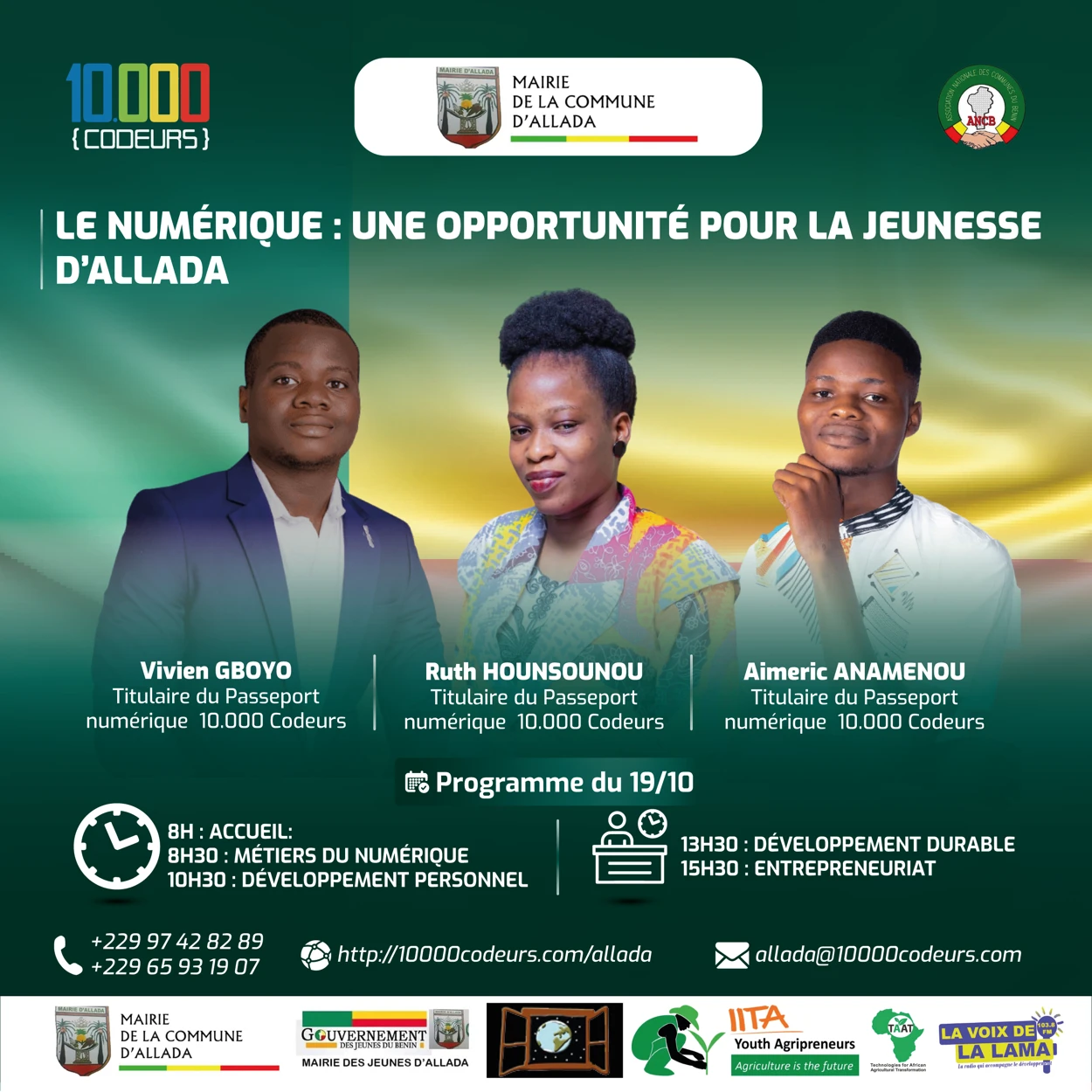 Bénin : le numérique au service de l’émancipation des citoyens et du développement durable d’Allada