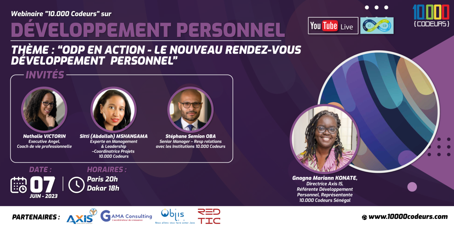 ODP en action – le nouveau rendez-vous Developpement Personnel