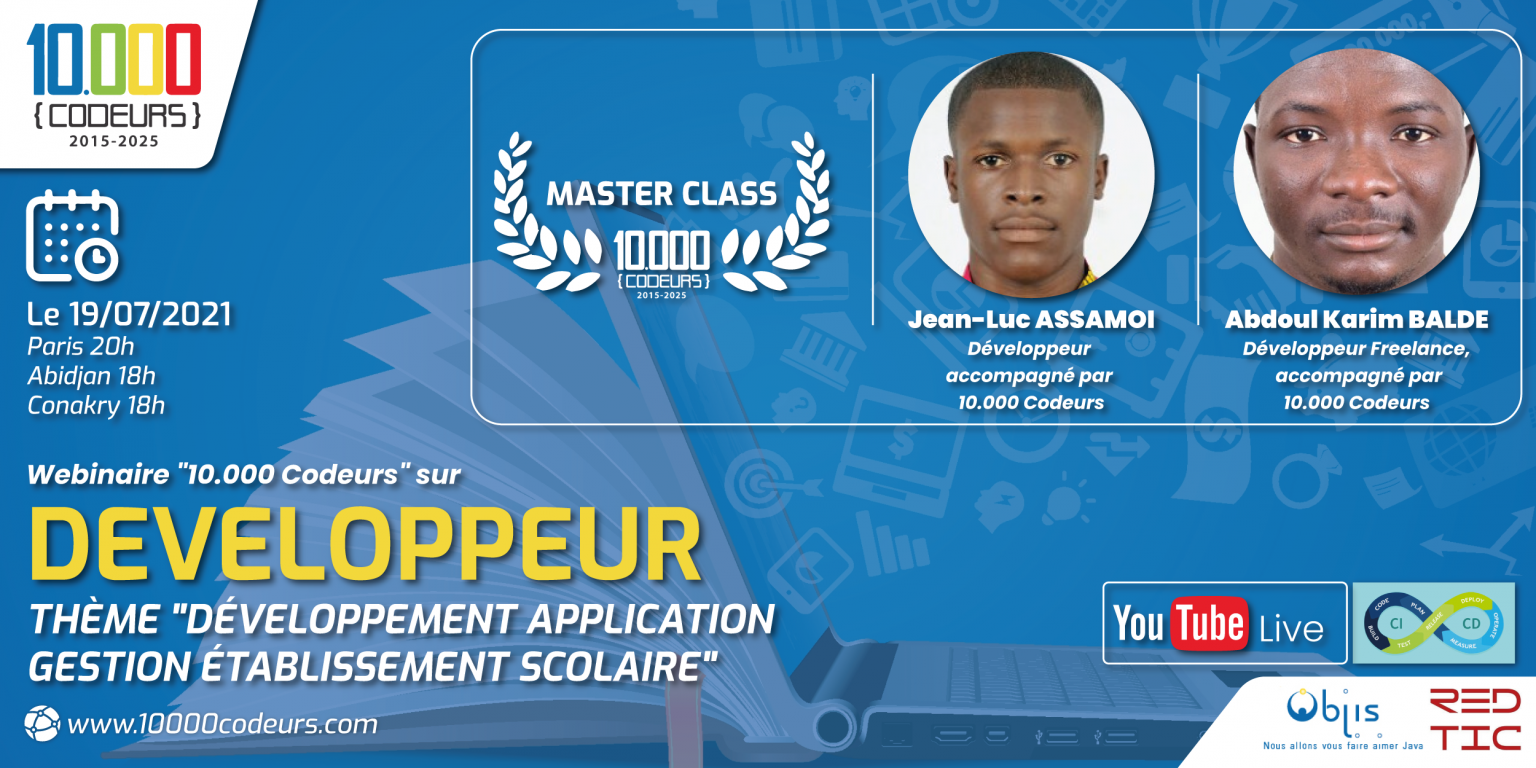 Développement application gestion établissement scolaire