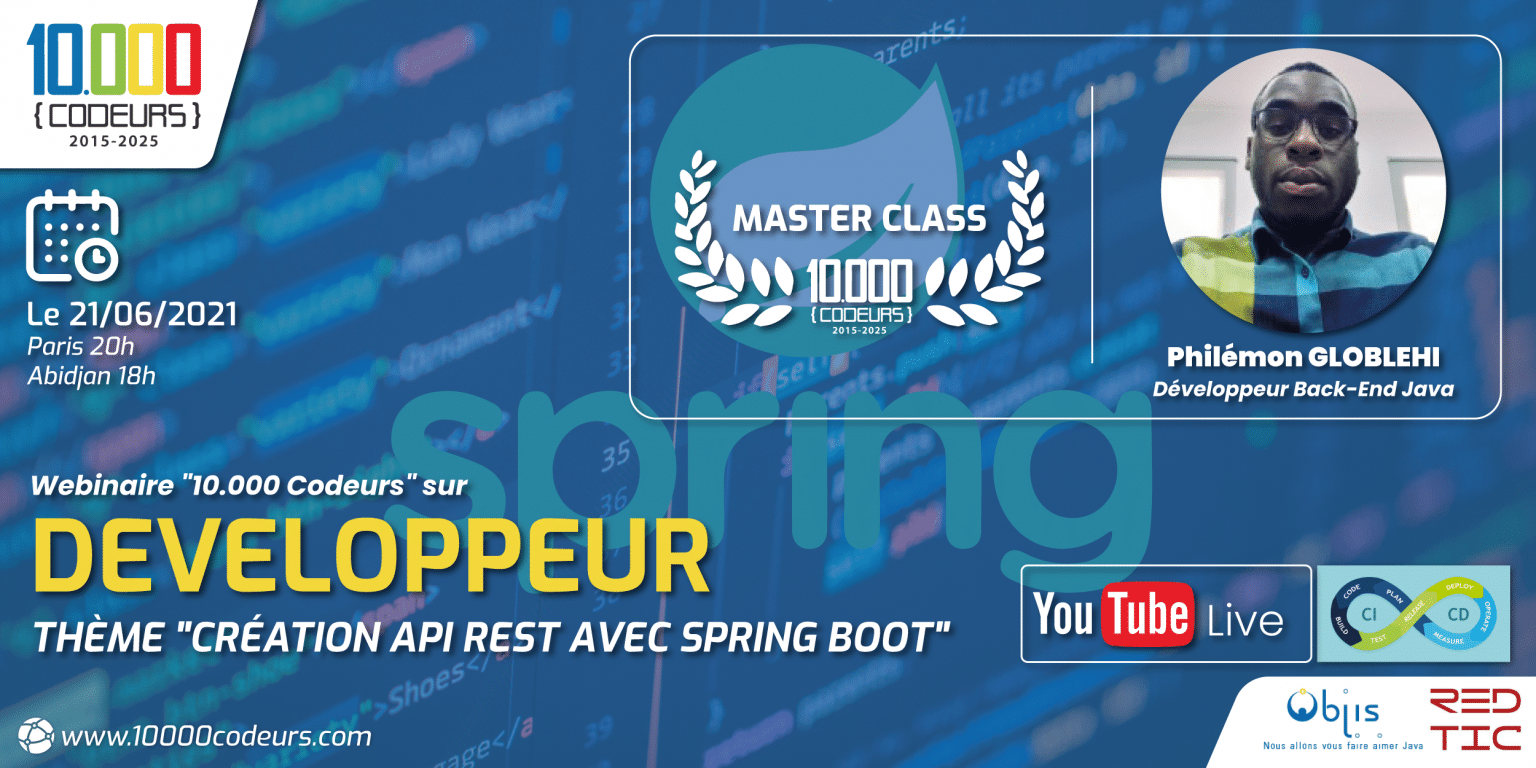 MASTERCLASS : Développement d’une API REST avec Spring Boot – Philémon GLOBLEHI