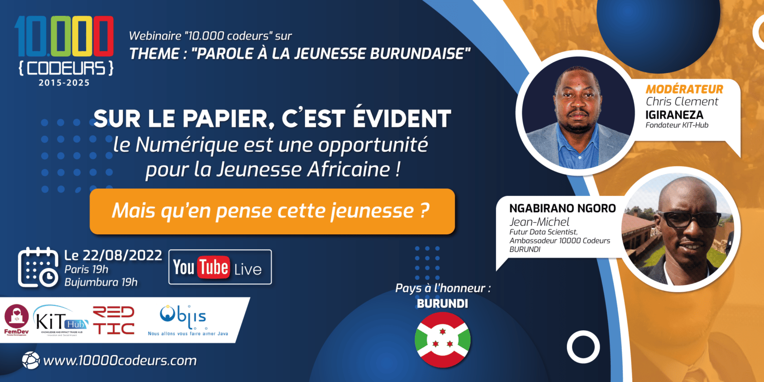 Numérique : parole à la Jeunesse Burundaise