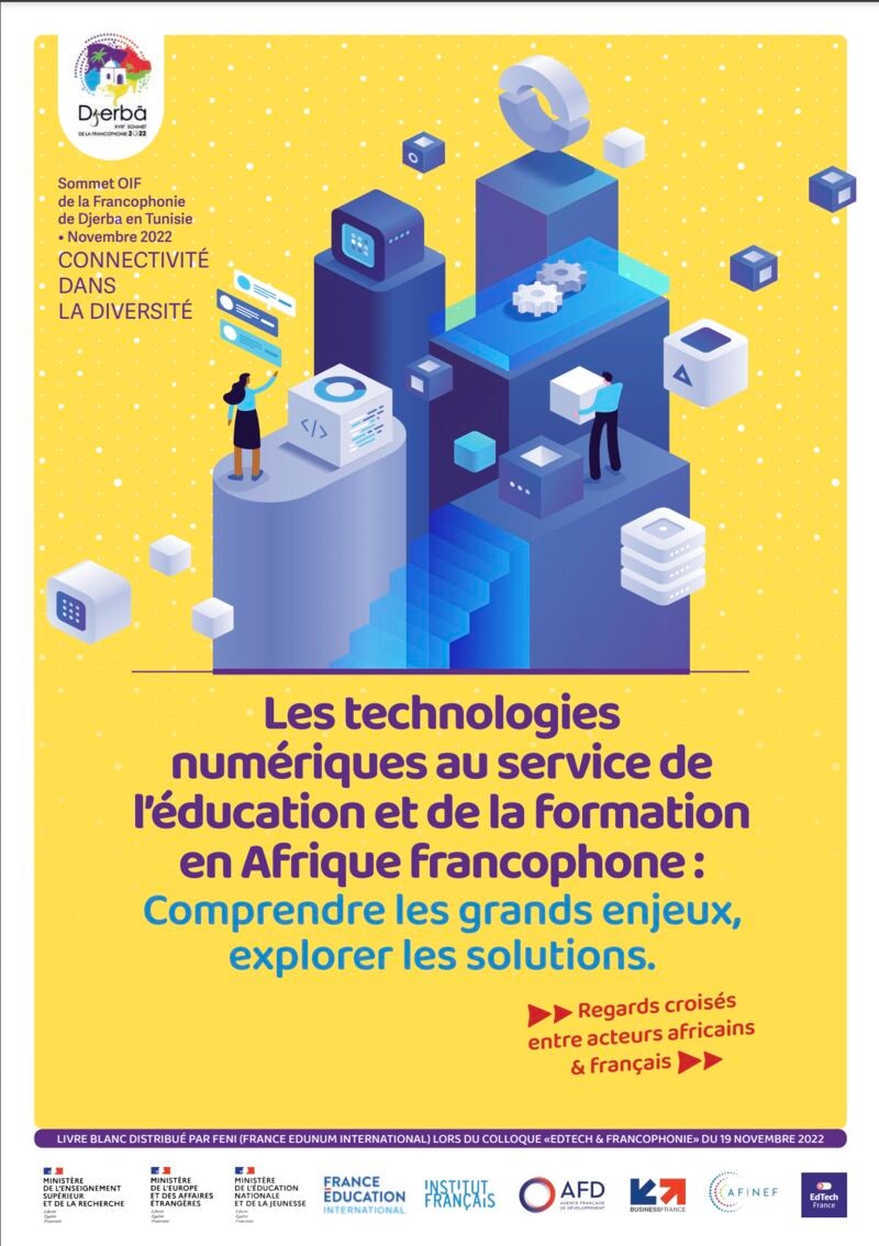 Edtech/Francophonie : Enjeux de la digitalisation de l’éducation et de la formation en Afrique