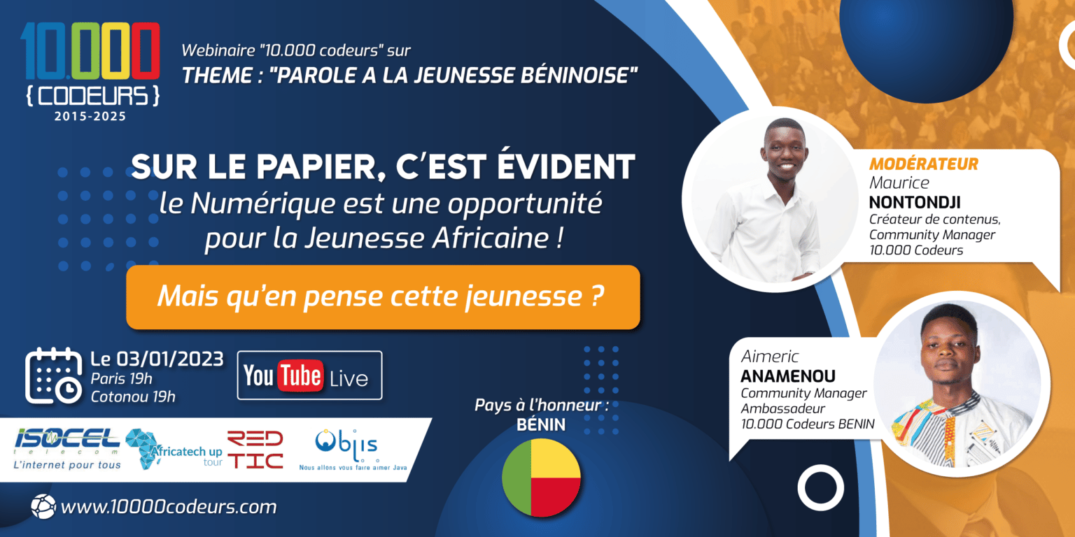 Numérique : parole à la Jeunesse Béninoise!