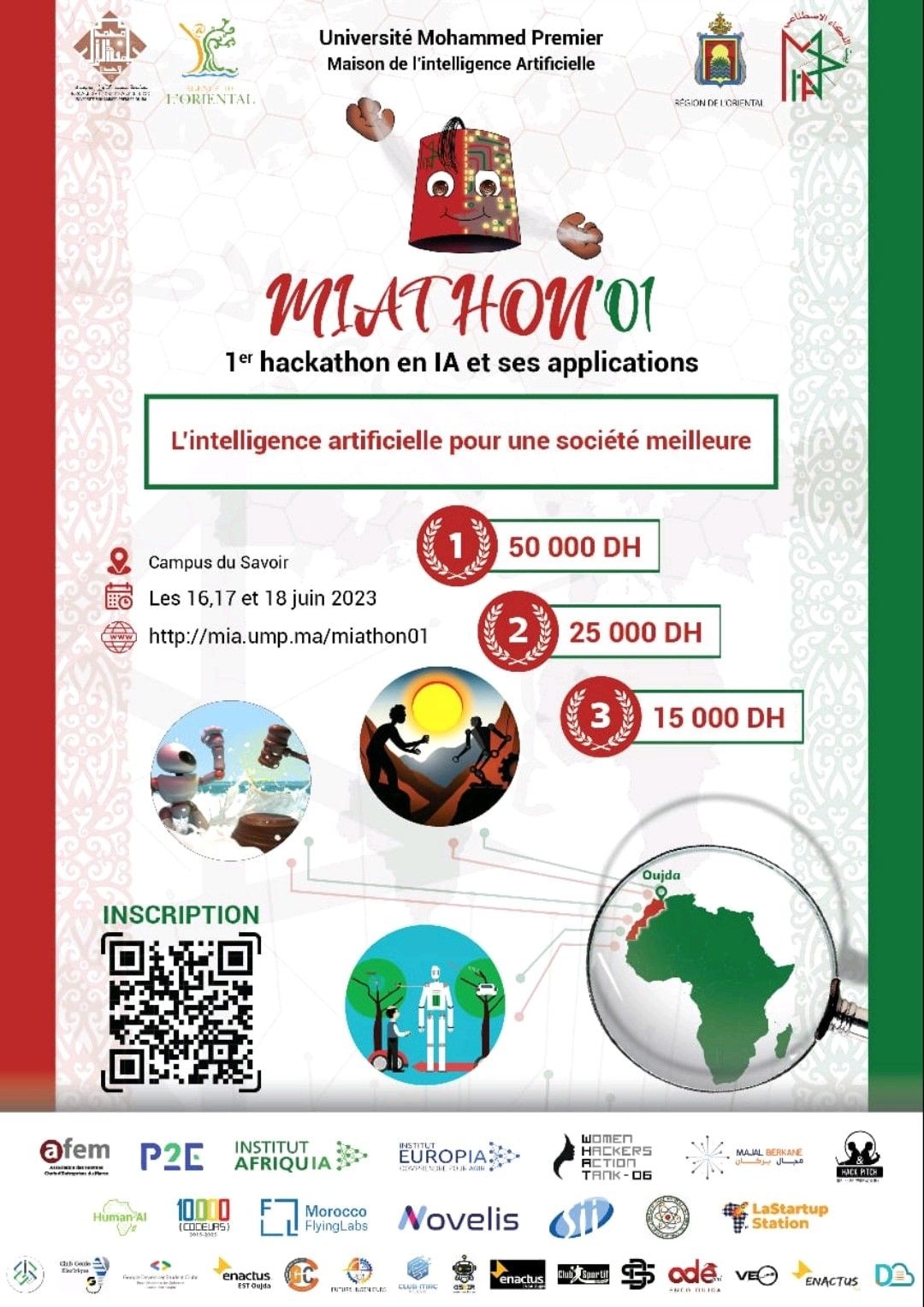 MIATHON’01: HACKATHON EN INTELLIGENCE ARTIFICIELLE, AU SERVICE D’ENJEUX DE DEVELOPPEMENT DURABLE