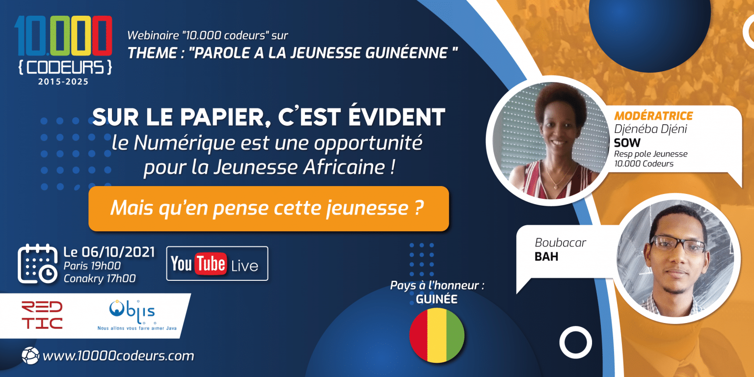 Parole à la Jeunesse Guinéenne 06/10 Oct. avec Djéni SOW et Boubacar BAH