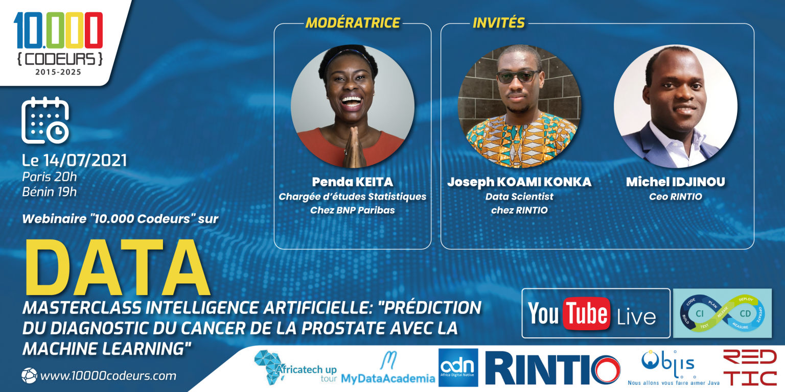Masterclass Intelligence Artificielle: Prédiction du diagnostic du cancer de la prostate avec la Machine Learning