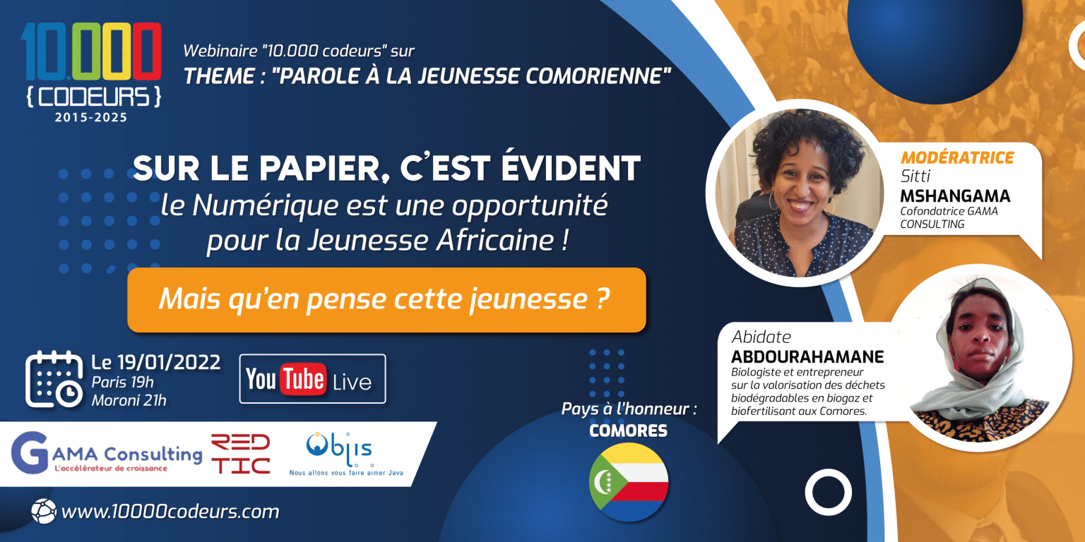 Numérique : parole à la Jeunesse Comorienne!