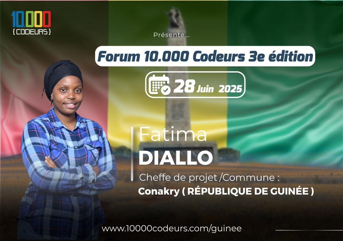 Guinée : à Conakry, Keyce Academy – Université française de Guinée intègre le passeport numérique « 10.000 Codeurs » dasn son cursus.