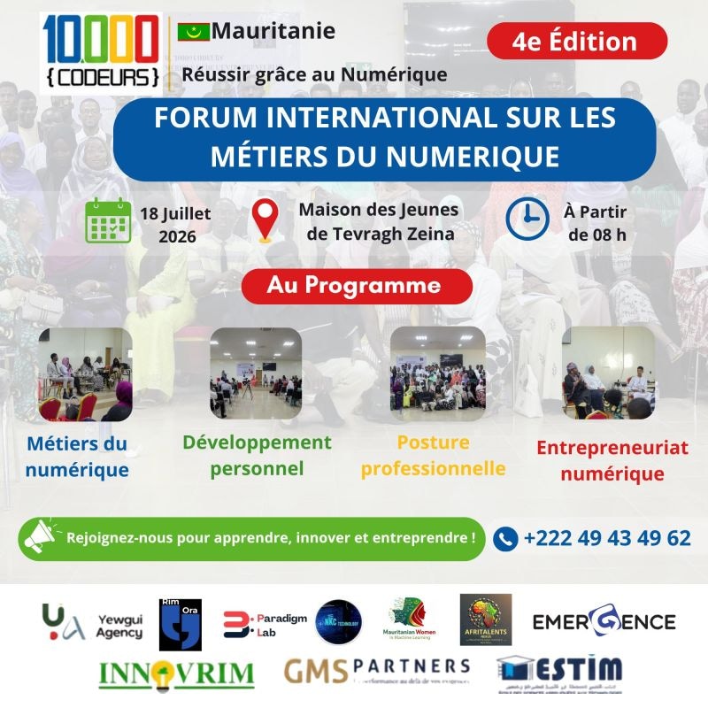Mauritanie : accompagner les citoyens de Nouakchott vers les métiers du numérique et l’entrepreneuriat