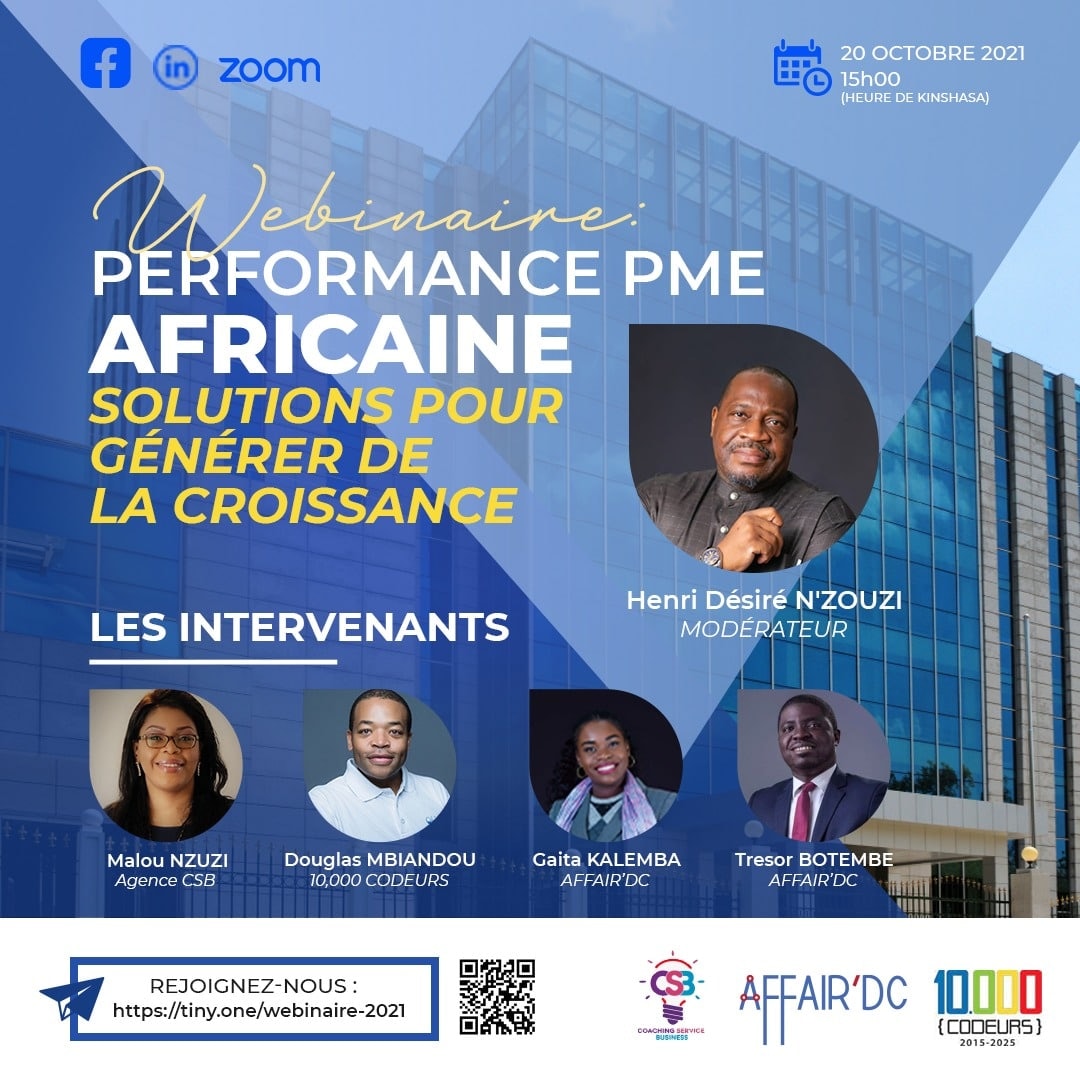 10.000 Codeurs partenaire de « CAP ENTREPRISE » avec Agence CSB et Affair’DC pour améliorer la performance des PME Africaines