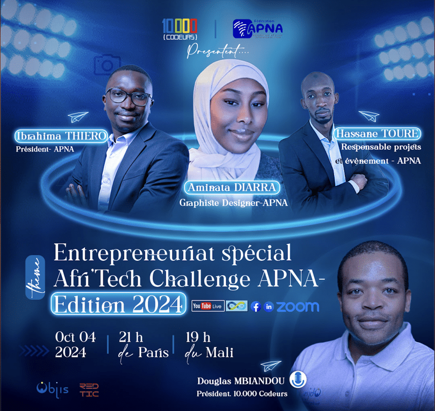 Entrepreneuriat : challenge Afritech APNA