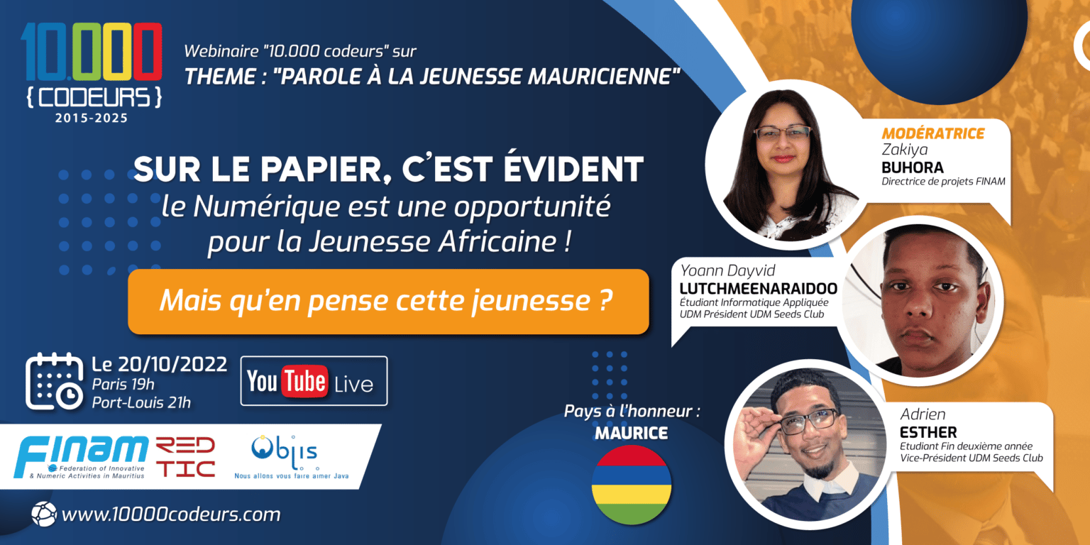 Numérique : parole à la Jeunesse Mauricienne!