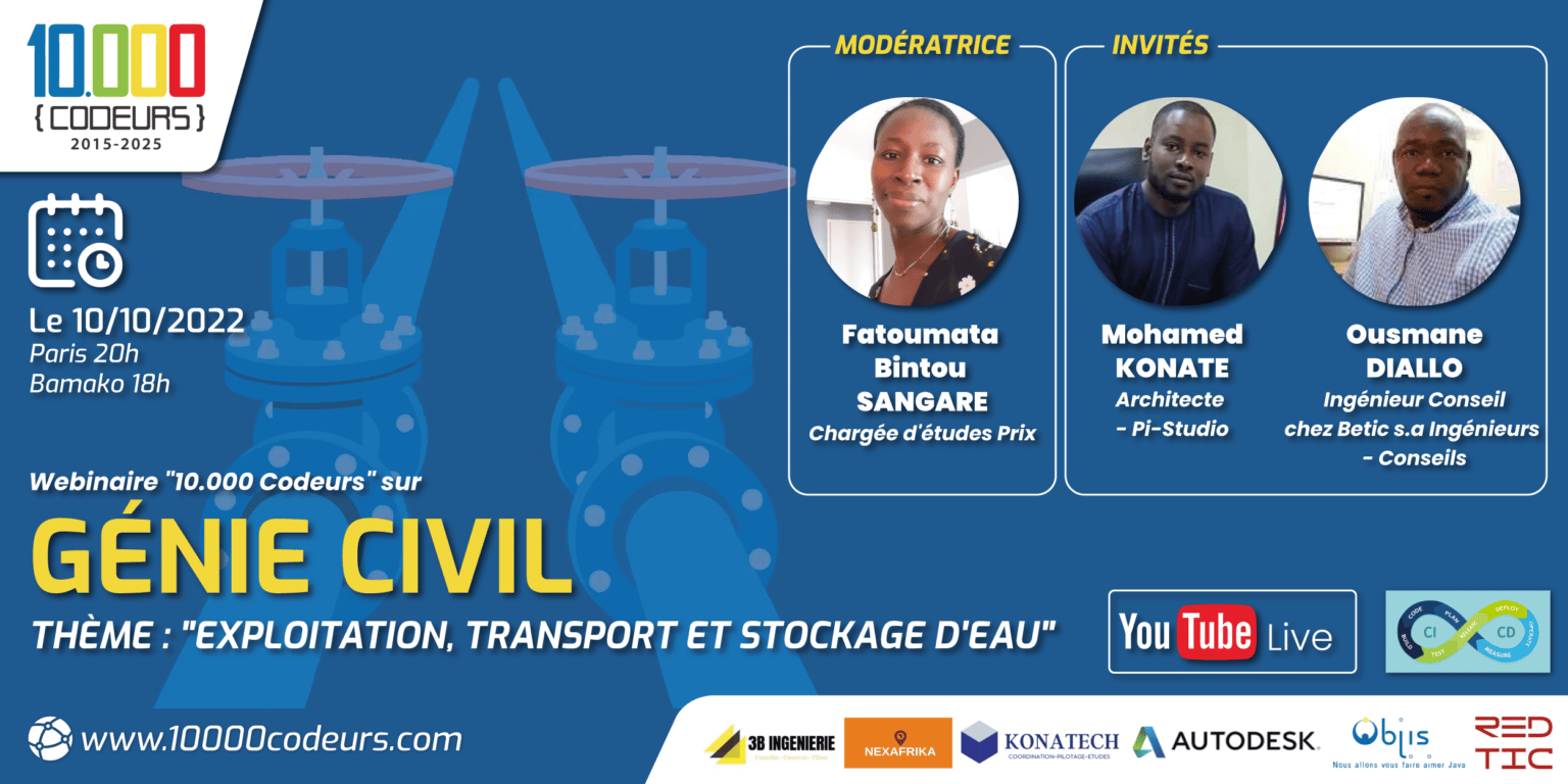 Exploitation, transport et stockage d’eau