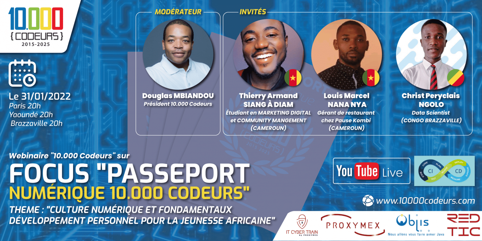 Passeport Numérique “10.000 Codeurs” : témoignages.