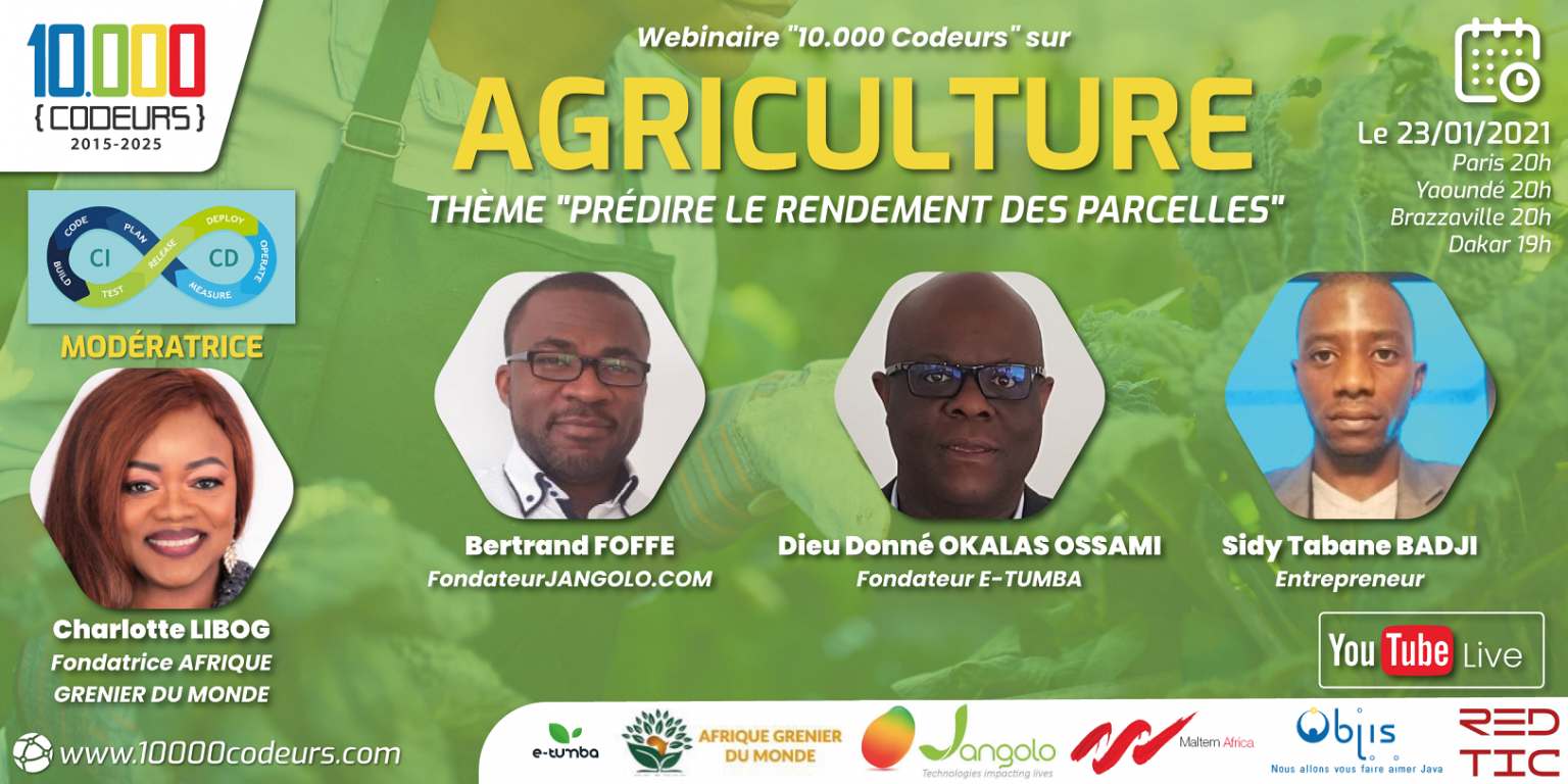 Webinaire AGRICULTURE « Prédire le rendement des parcelles » 23/02/2021