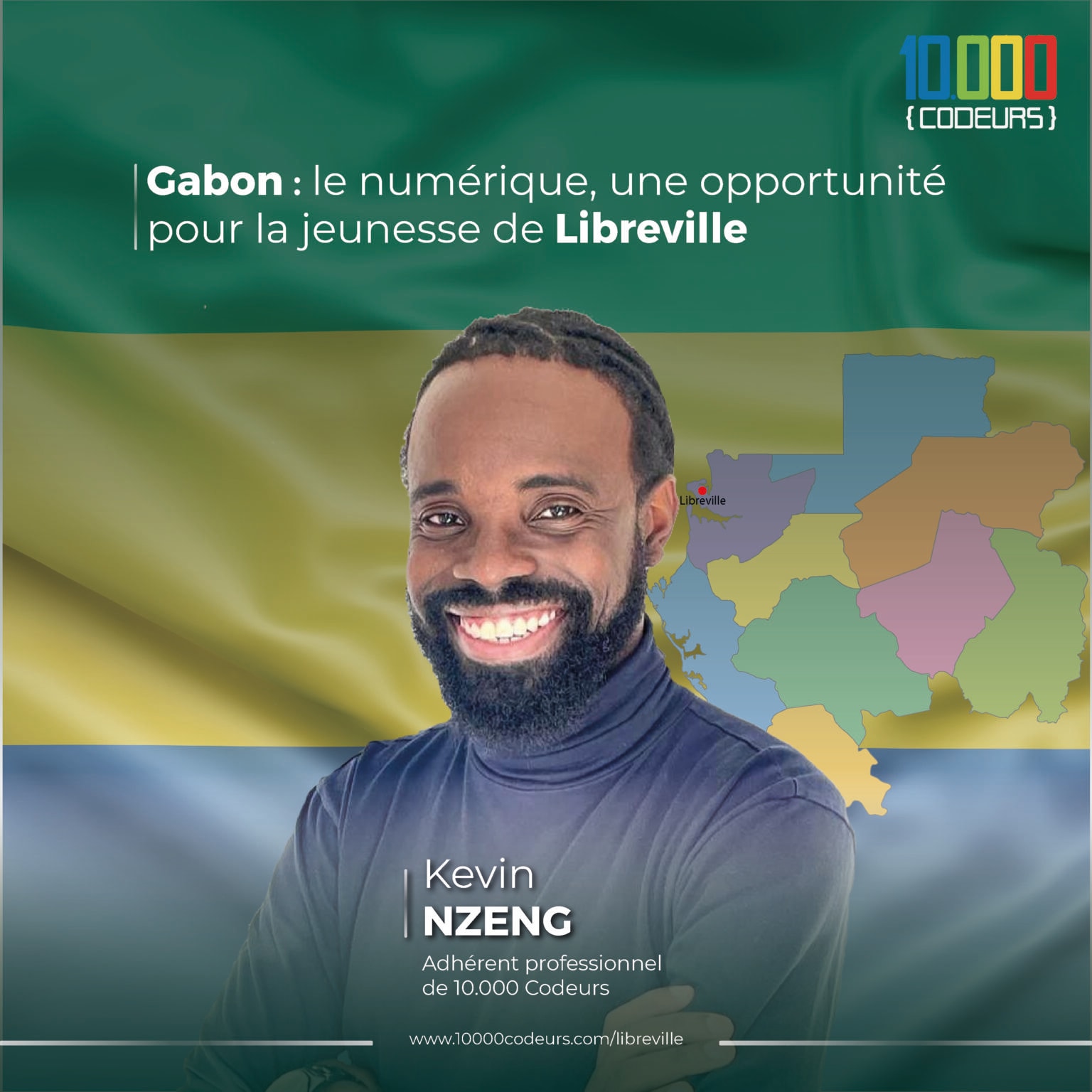 Gabon : accompagner la jeunesse de Libreville vers les métiers du numérique