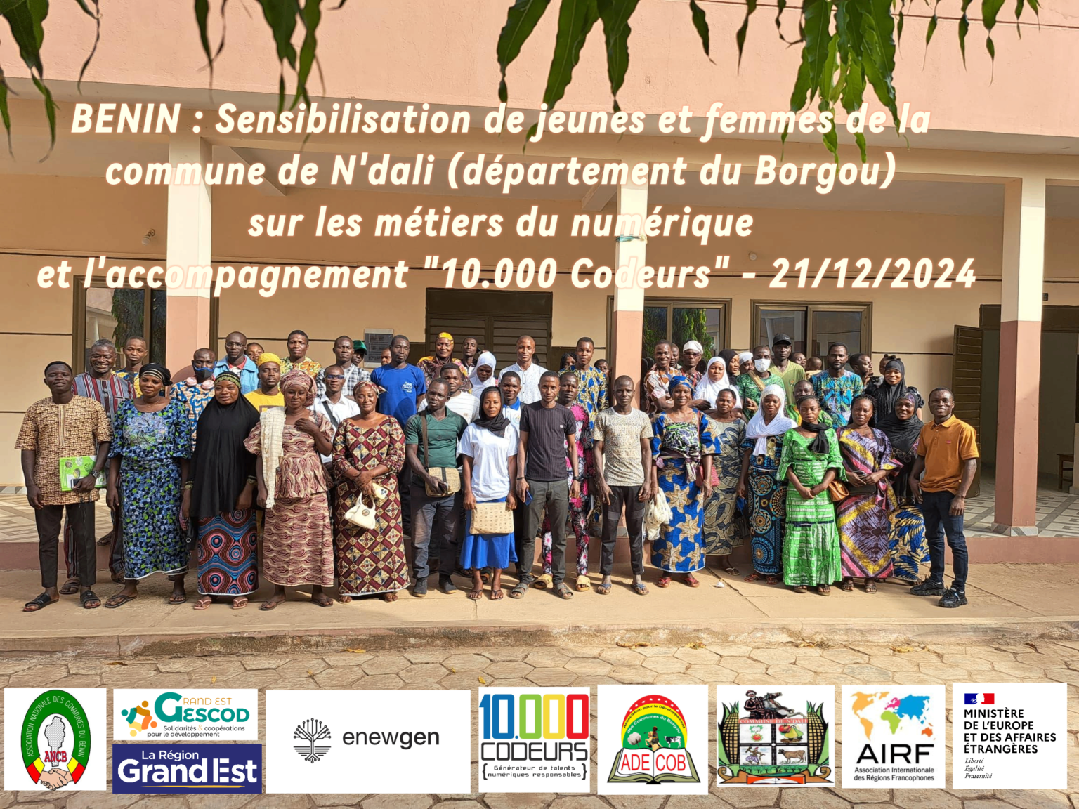 Bénin : accompagner la jeunesse du Borgou vers les métiers du numérique