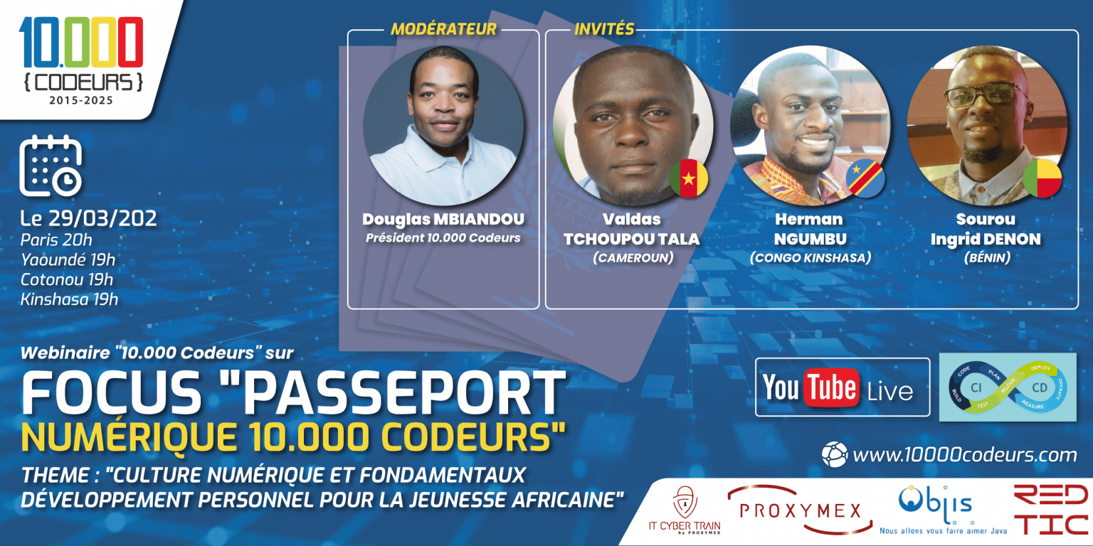 Passeport Numérique “10.000 Codeurs” : témoignages Mars 2022