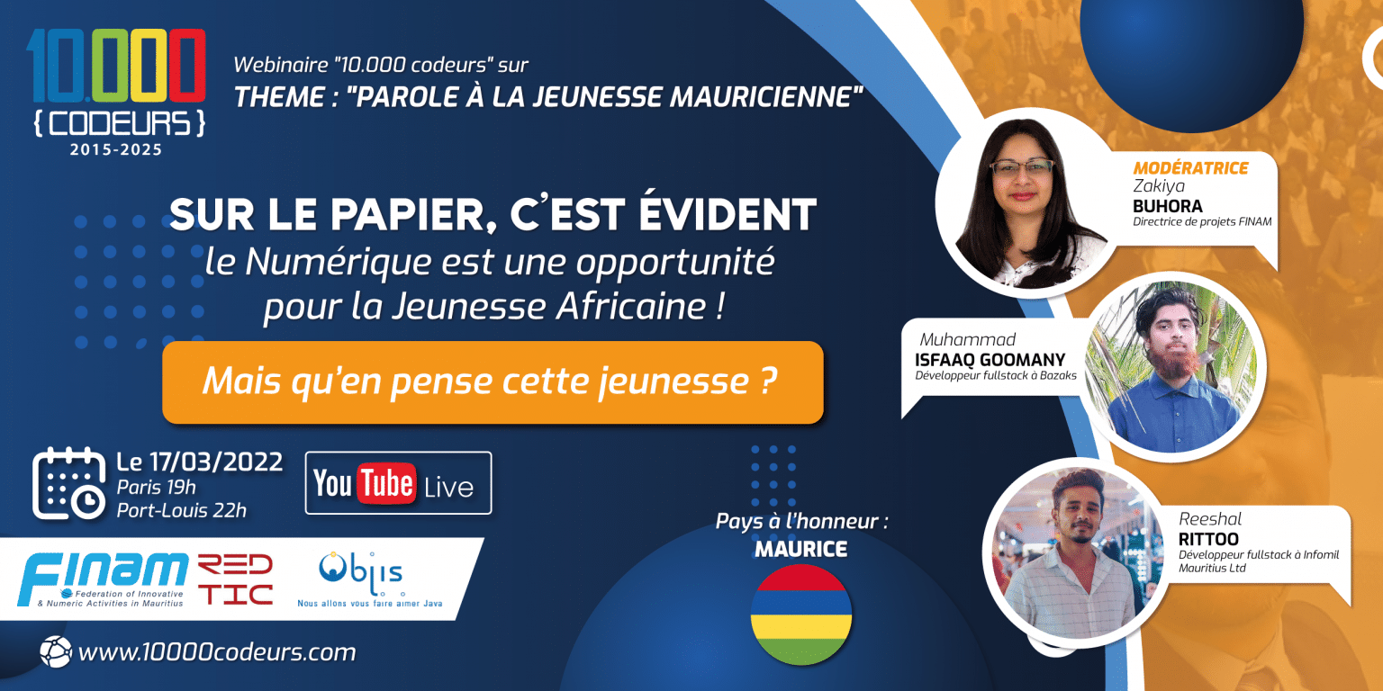 Numérique : parole à la Jeunesse Mauricienne!