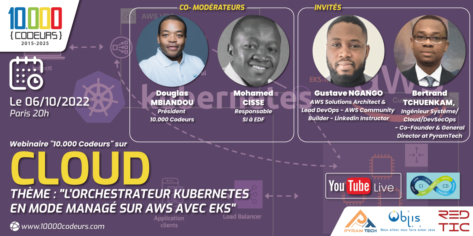 L’orchestrateur Kubernetes en mode managé sur AWS avec EKS.