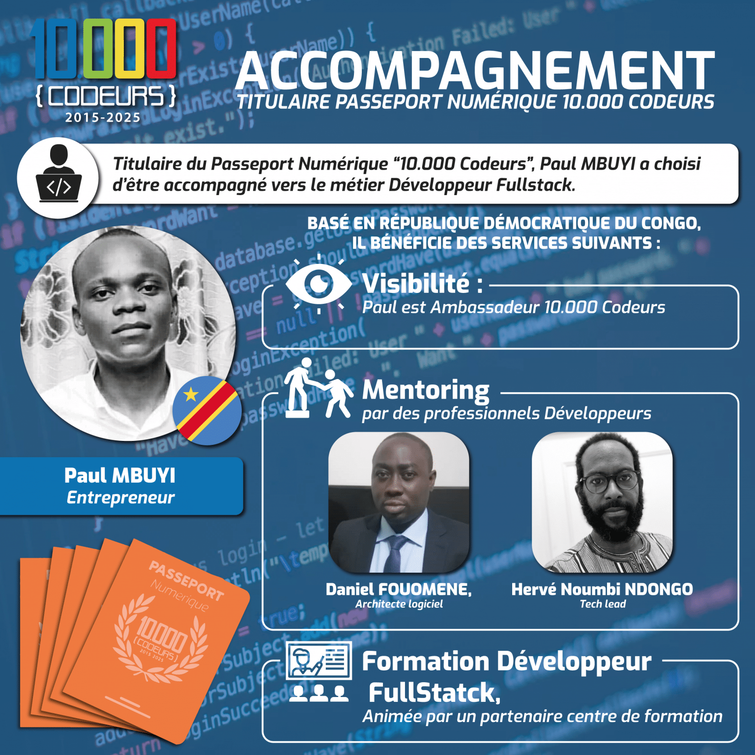 [RDC] Paul MBUYI : symbole d’une Jeunesse Congolaise déterminée à réussir grâce au Numérique