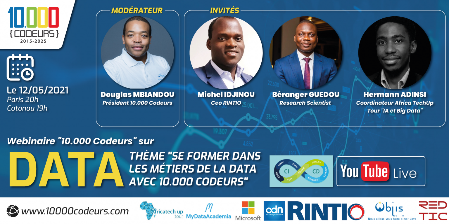 Se former aux métiers de la DATA avec 10.000 Codeurs