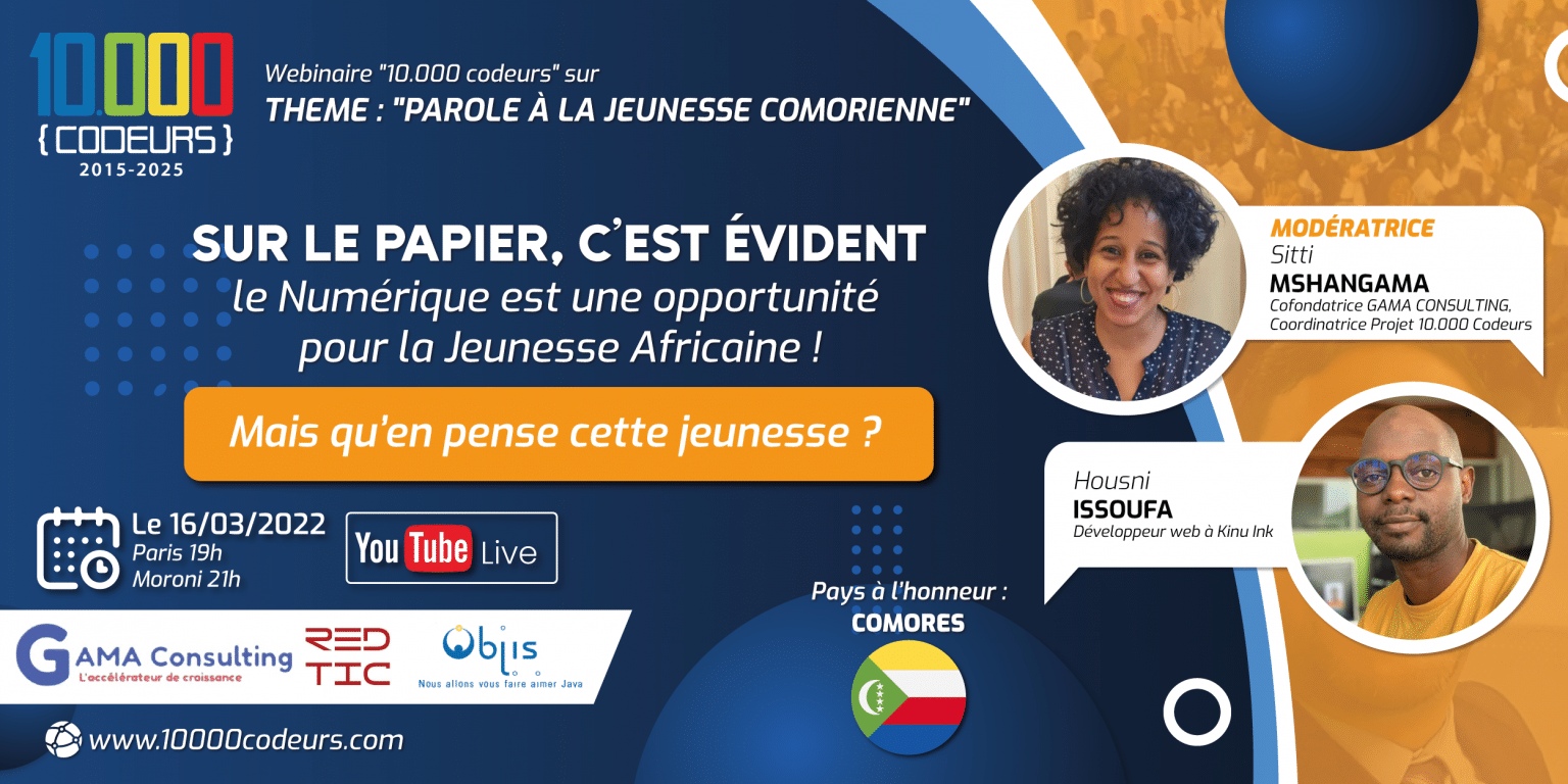 Numérique : parole à la Jeunesse Comorienne!