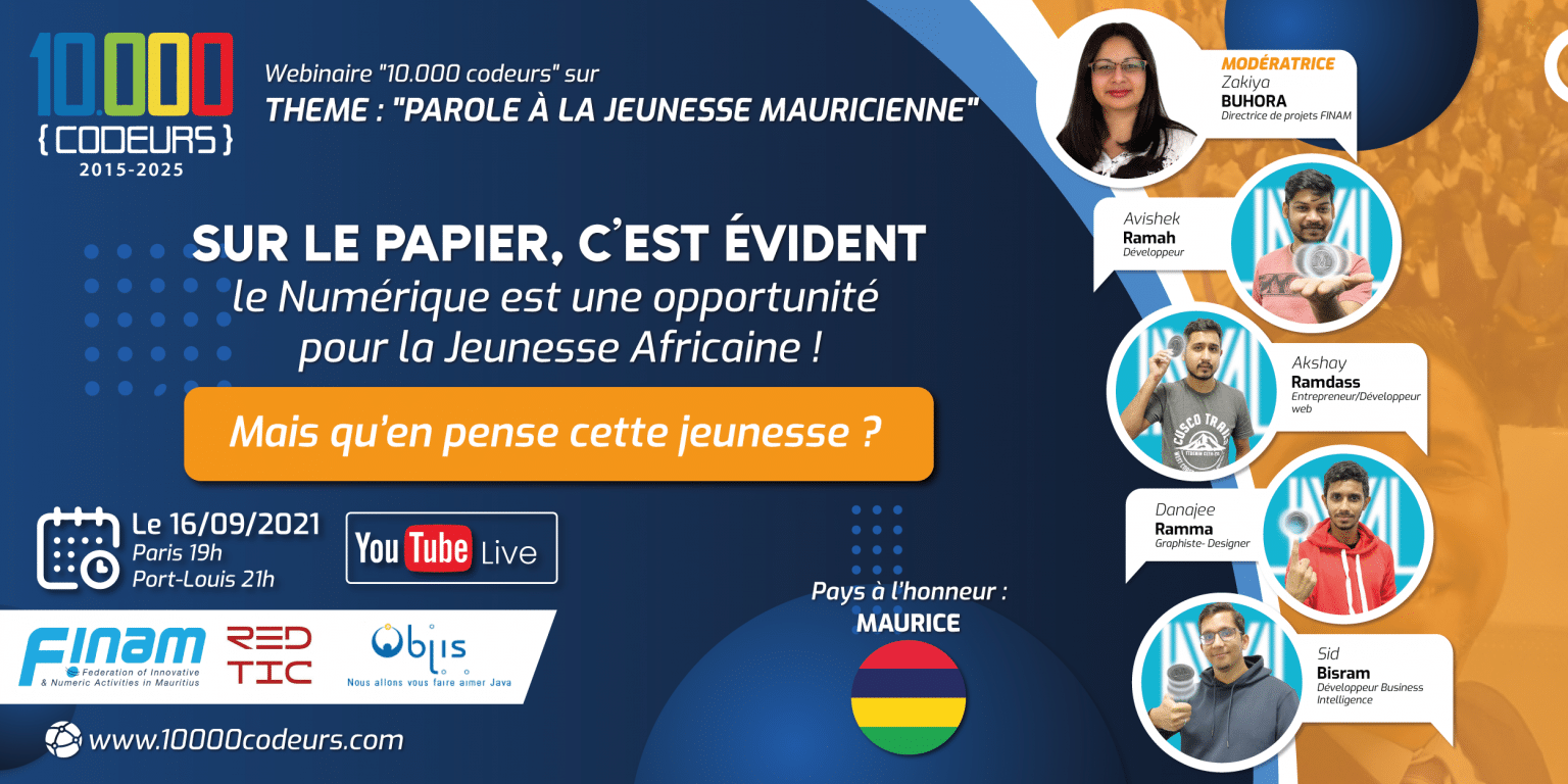 Numérique : parole à la Jeunesse Mauricienne!