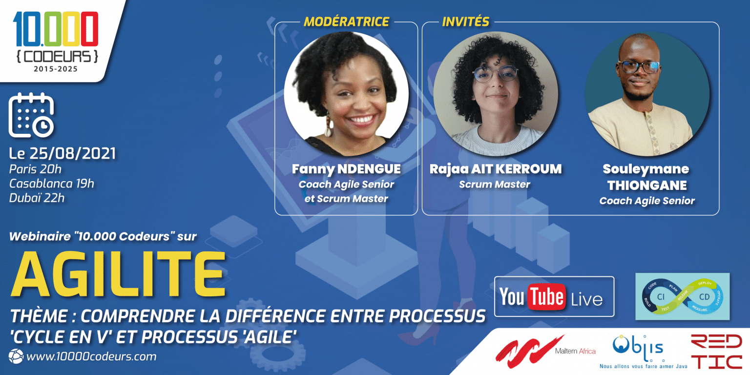 Différences entre les processus de développement ‘Cycle en V’ et ‘Agile’