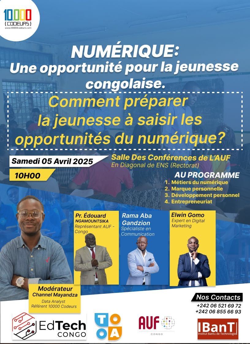 Congo : comment préparer la jeunesse à saisir les opportunités du numérique ?