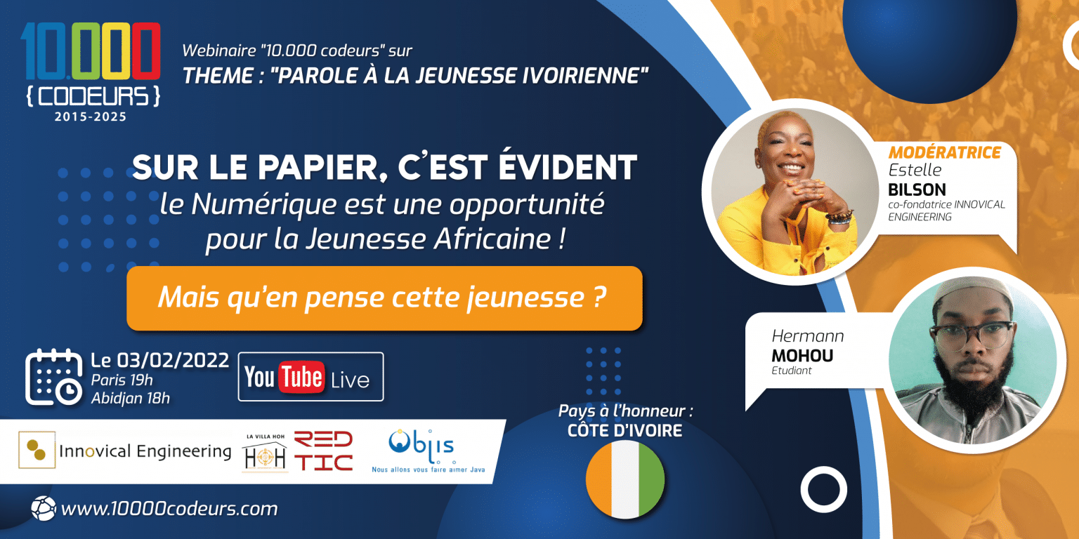 Parole à la jeunesse Ivoirienne 03/02 avec Estelle C. BILSON et Hermann MOHOU