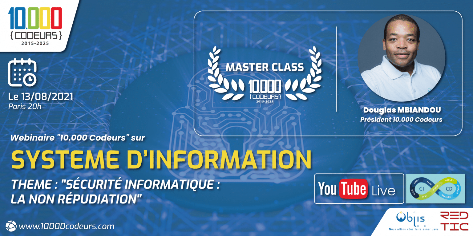 MASTERCLASS Sécurité : Service de non répudiation