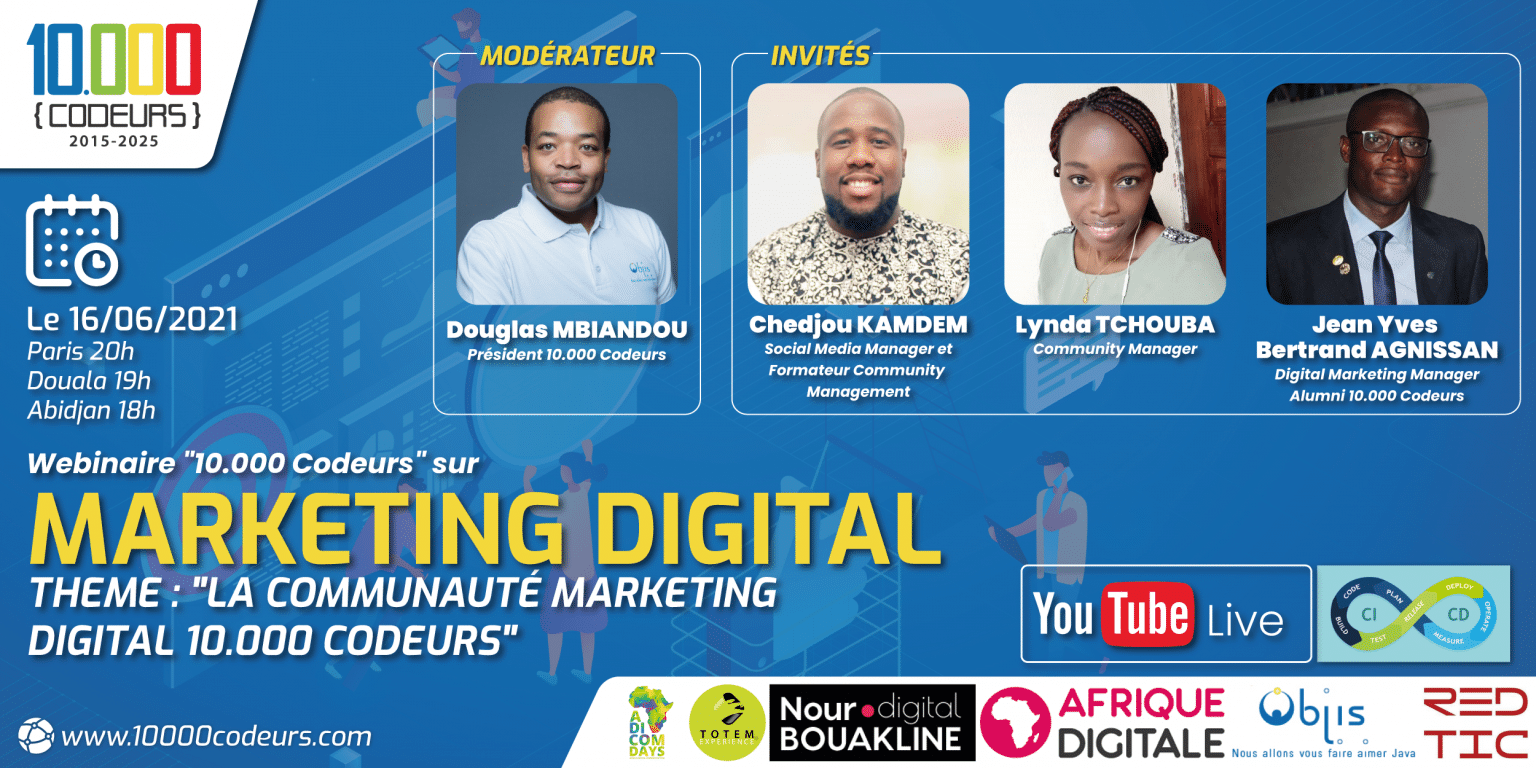 La communauté MARKETING Digital 10.000 Codeurs