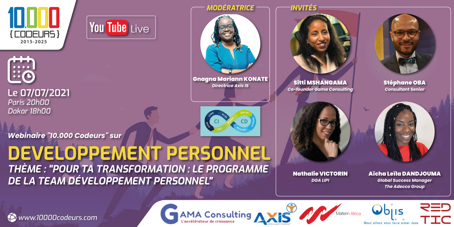 Pour Ta Transformation : Le Programme de la Team Développement Personnel