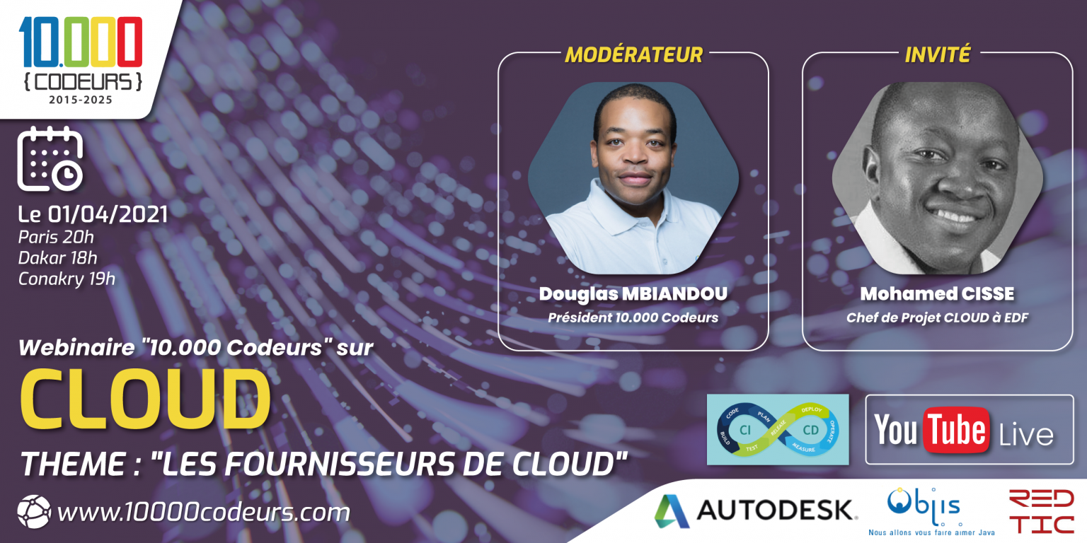 Les fournisseurs de CLOUD expliqués à la Jeunesse Africaine