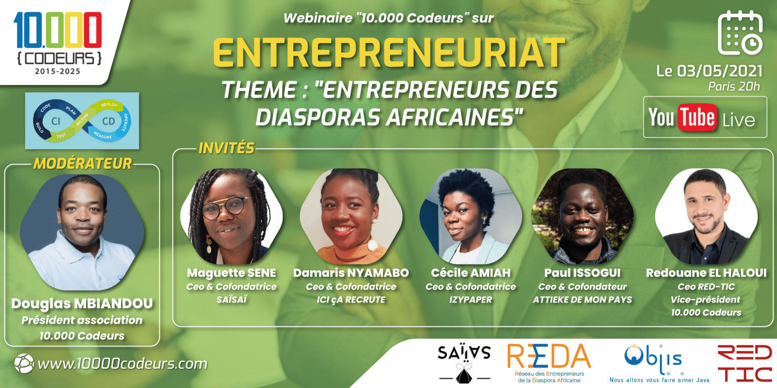 10.000 Codeurs co-organise le 1er Forum des entrepreneurs des diasporas africaines et de la diversité d’Auvergne-Rhône-Alpes