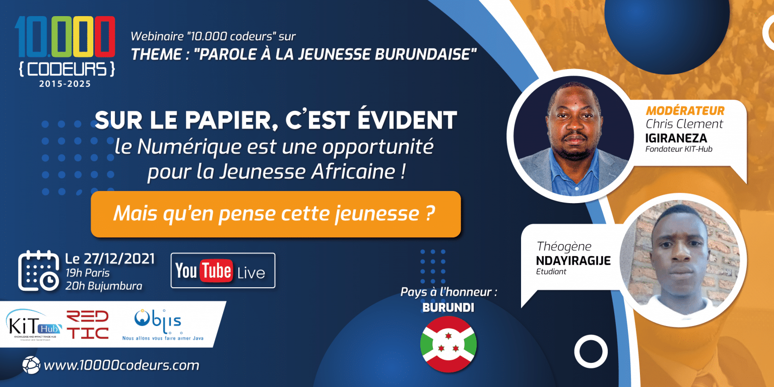Numérique : parole à la Jeunesse Burundaise