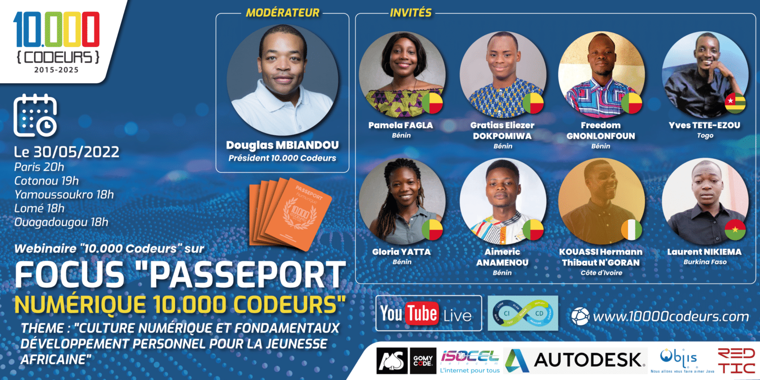 Passeport Numérique “10.000 Codeurs” : témoignages Mai 2022