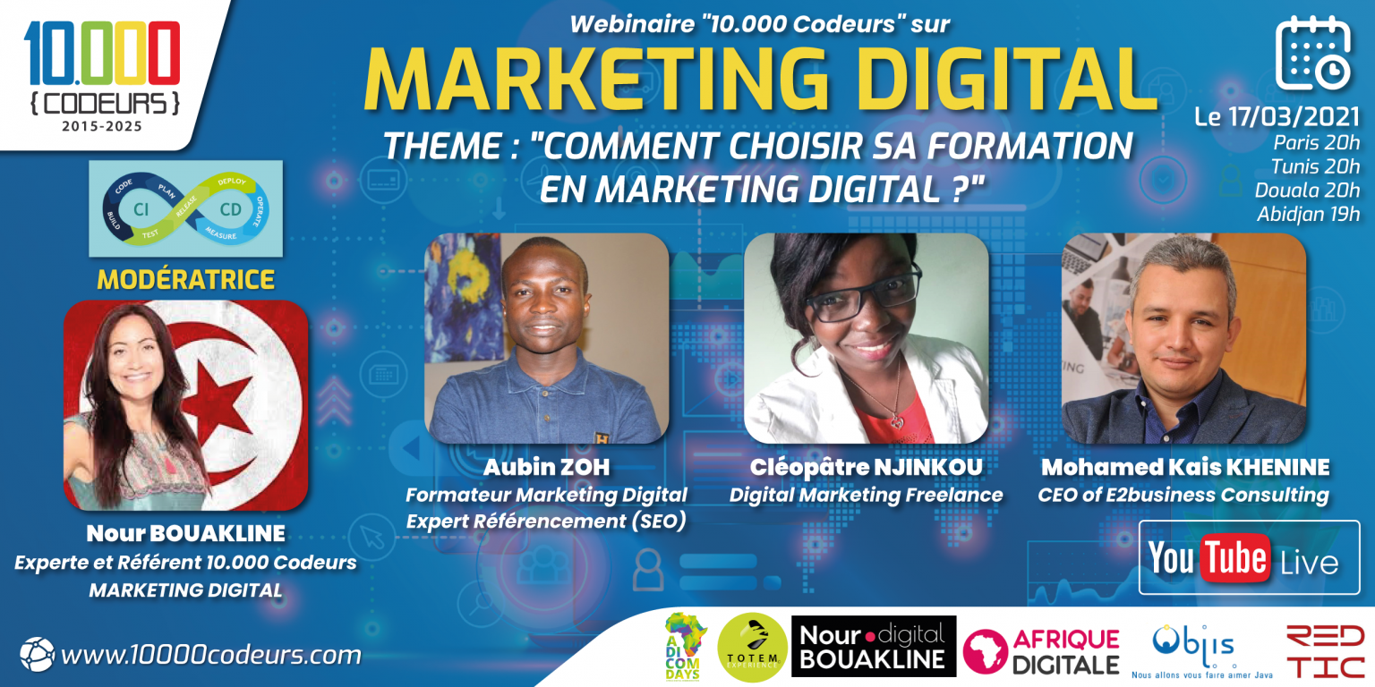 Métiers du Marketing digital
