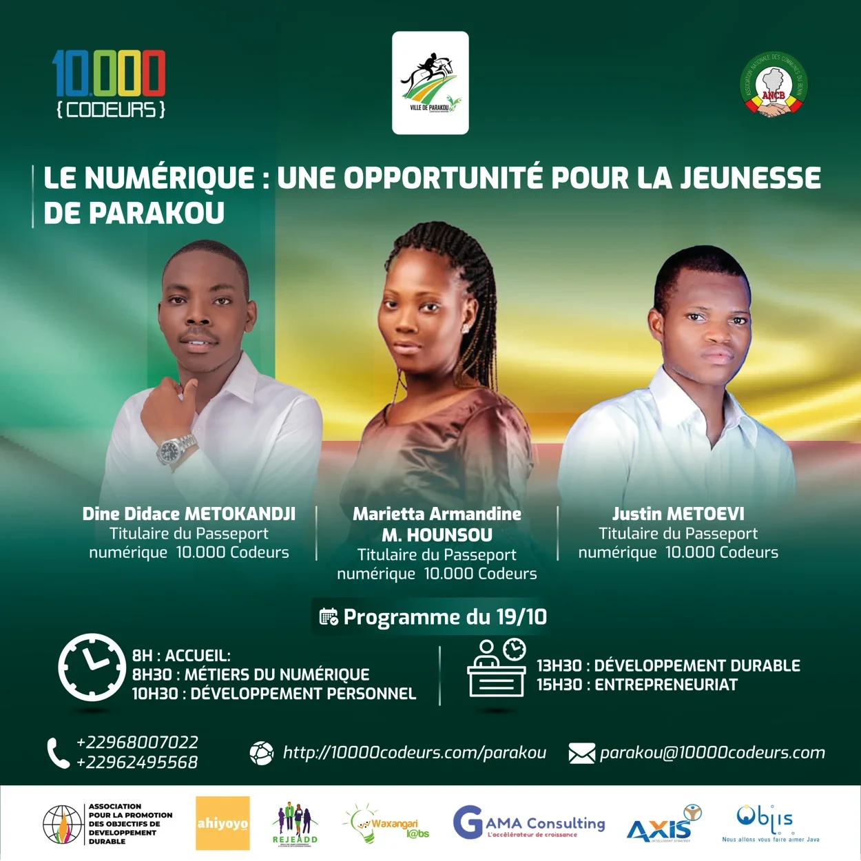 Bénin : accompagner la jeunesse de Parakou vers les métiers du numérique et l’entrepreneuriat